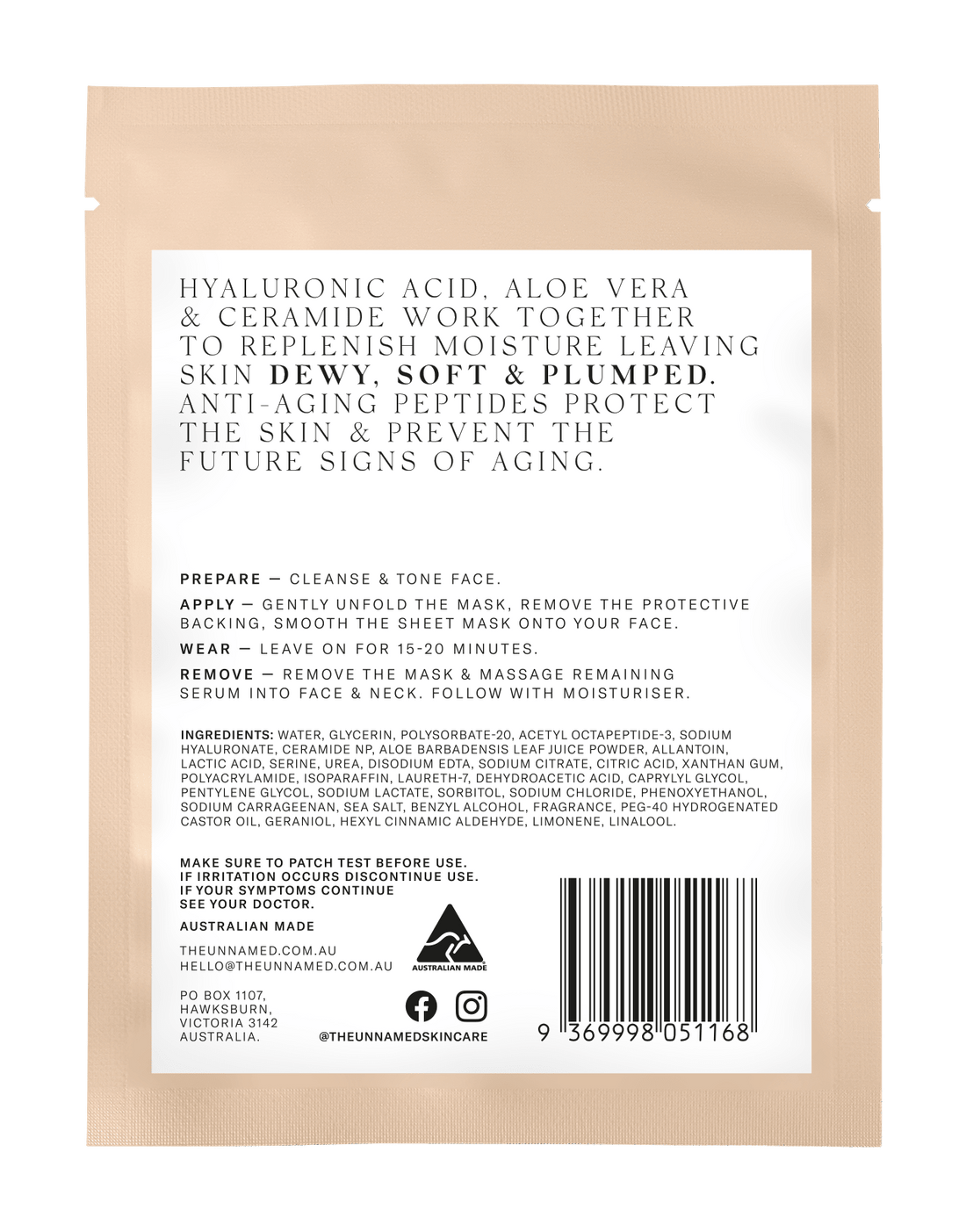 Hydrating &amp; Anti-Aging Sheet Mask