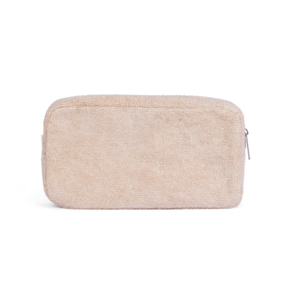 Avocado Zinc - Terry Towelling Pouch - Latte