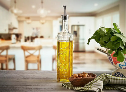 Jasmine Oil &amp; Vinegar Glass Bottle 500ml