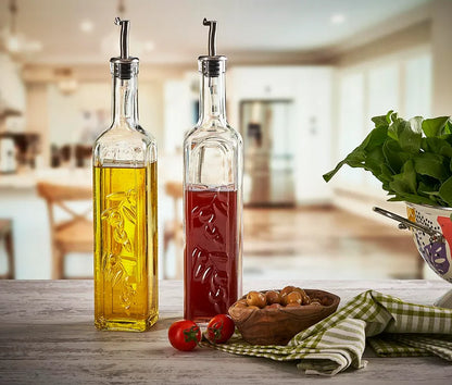 Jasmine Oil &amp; Vinegar Glass Bottle 500ml