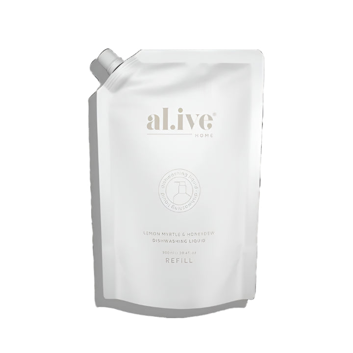 Al.ive Body -  Lemon Myrtle &amp; Honeydew Dish Wash Refill 900ml