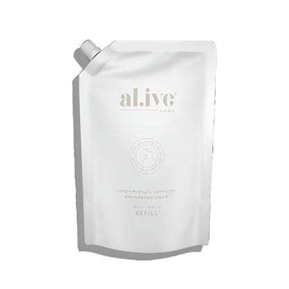 Al.ive Body -  Lemon Myrtle &amp; Honeydew Dish Wash Refill 900ml