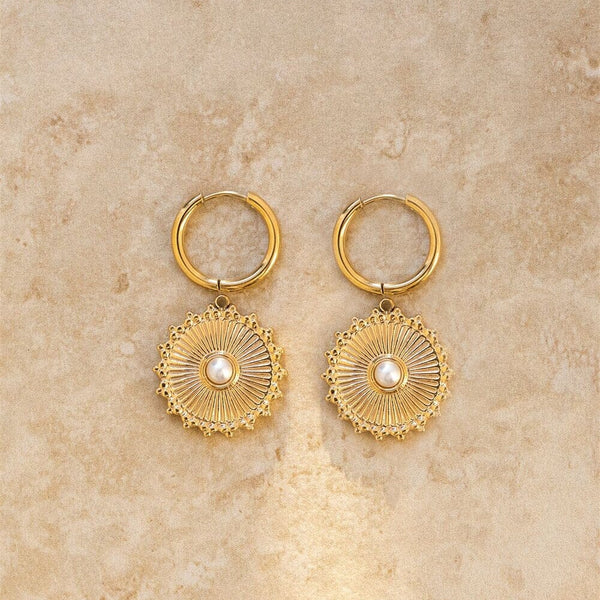 Indigo & Wolfe - Bondi Gold & Pearl Earrings