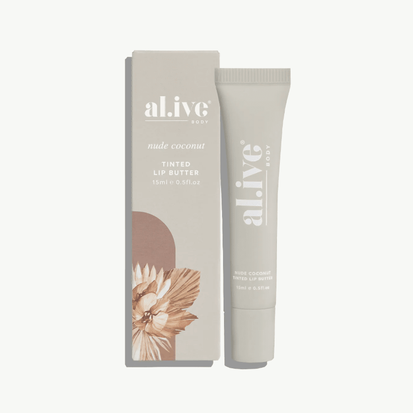 Al.ive Body - Tinted Lip Butter in Nude Coconut