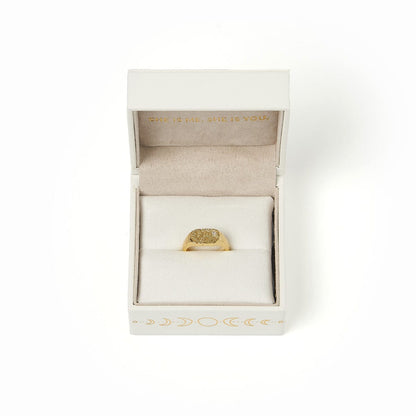 Arms of Eve - Anya Gold Ring - Clear Quartz