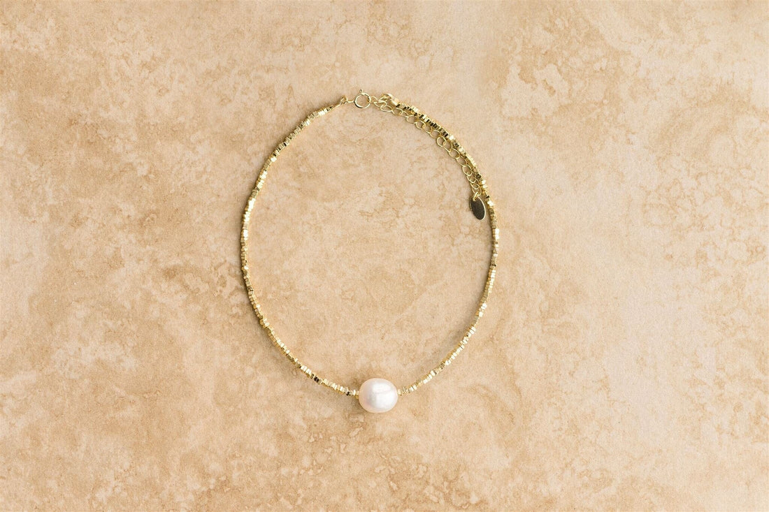 Indigo &amp; Wolfe - Tahiti Gold &amp; Pearl Bracelet