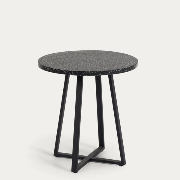 Valencia Indoor/Outdoor Terrazzo Dining Table Black (Save 22%)