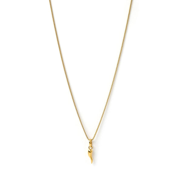 Arms of Eve - Cornicello Gold Charm Necklace - Small