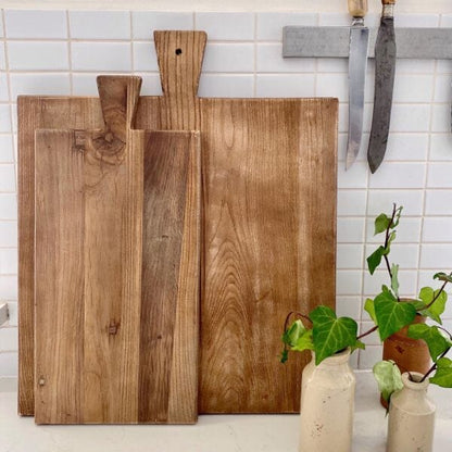 Juno Rectangular Serving + Cheese Board W/ Handle - Large