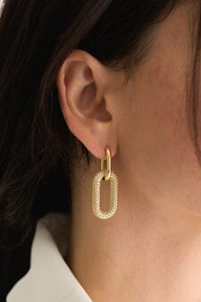 Indigo &amp; Wolfe - Cindy Gold &amp; Stone Drop Earrings