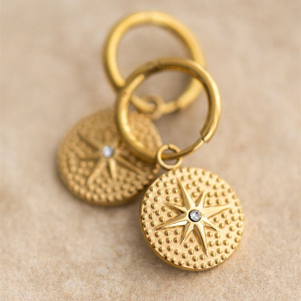Ava Star Gold Earrings