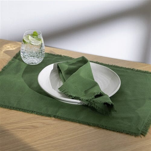 Fray Set of 4 Placemats in Dill