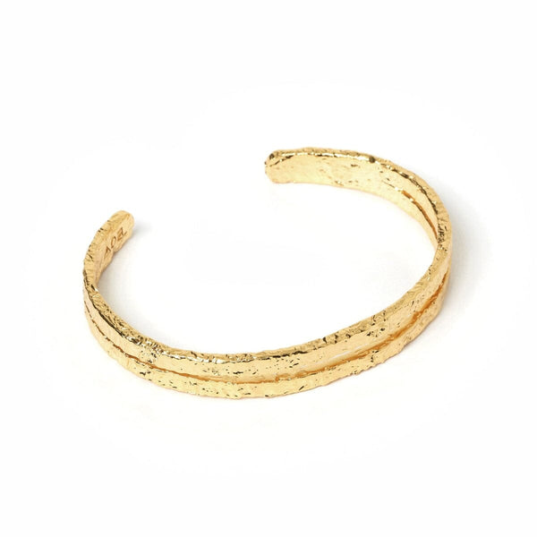 Elodie Gold Cuff Bracelet  - Arms of Eve