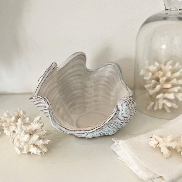 Luna Decorative Shell Decorative Bowl 26cm (Save 16%)