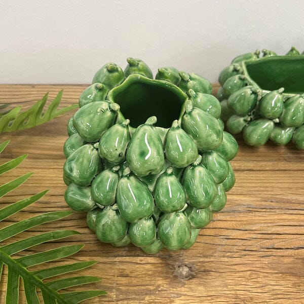 Sardegna Ceramic Pear Vase Green (Small) Save 20%