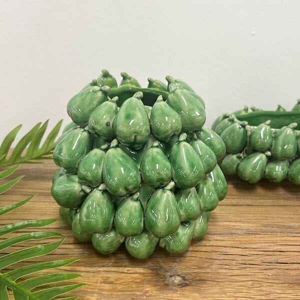 Sardegna Ceramic Pear Vase Green (Small) Save 20%