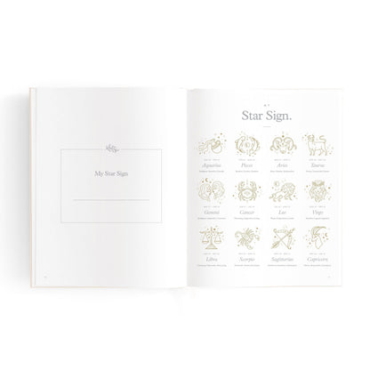 Fox &amp; Fallow - Mini Baby Book in Oatmeal
