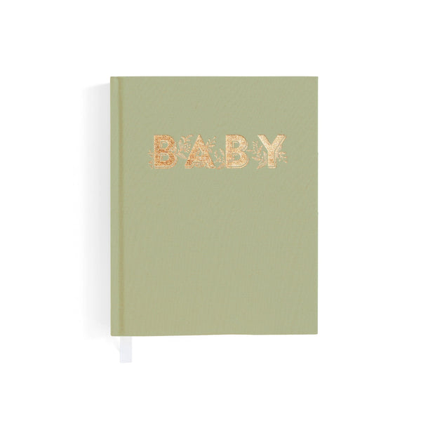 Mini Baby Book in Sage -  Fox & Fallow