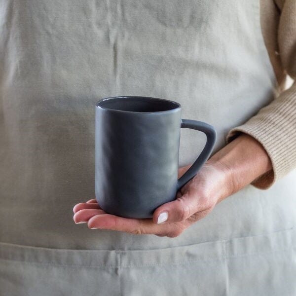 Marielle Coffee Mug in Matte Charcoal