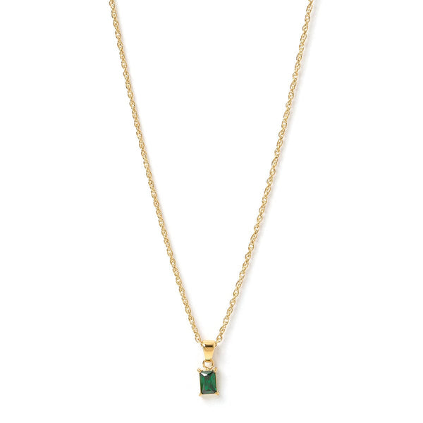 Arms of Eve - Gia Gold Necklace in Emerald