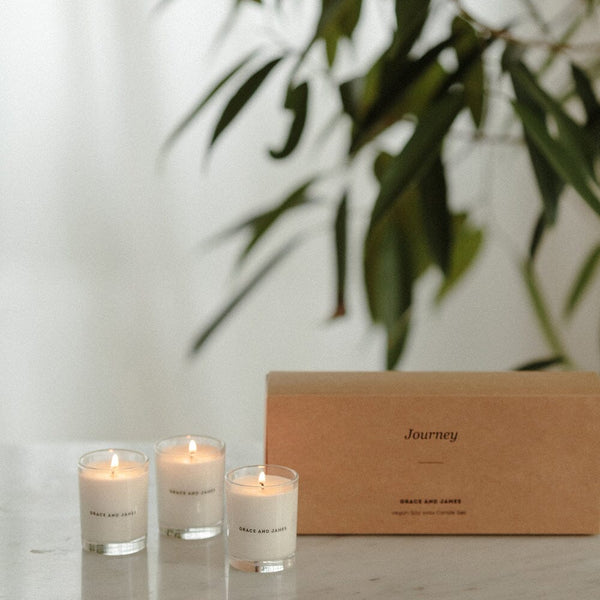 Grace & James - Journey Trio Candle Gift Pack