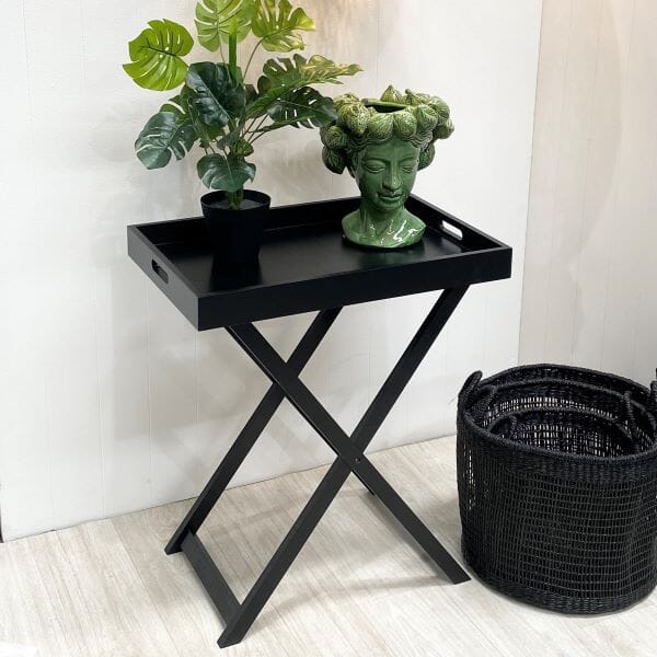 Paloma Butlers Tray Table In Black