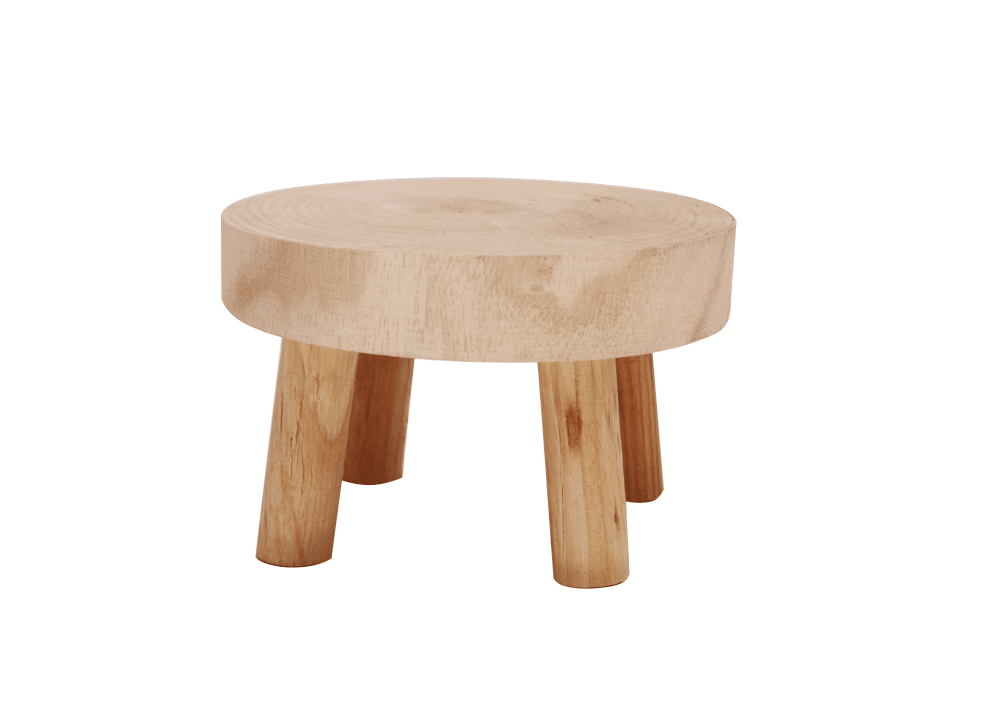 Mia Wooden Footed Stand 20cm