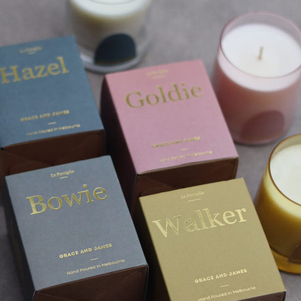 Grace and James Candle - La Famiglia Collection - Walker