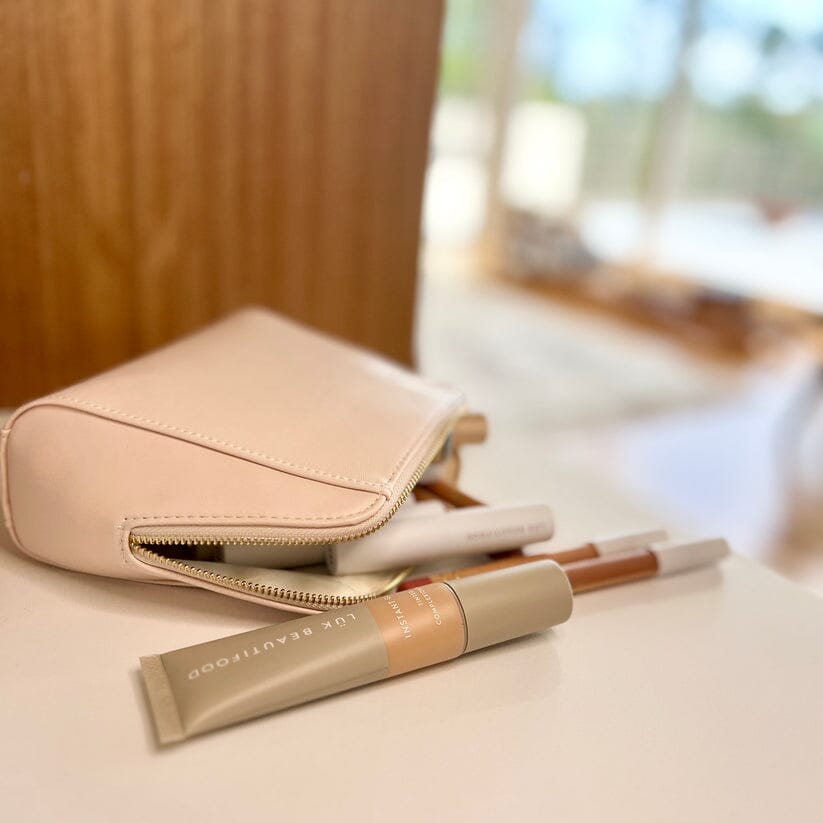 Luk Beautifood - Cosmetic Beauty Bag in Nude