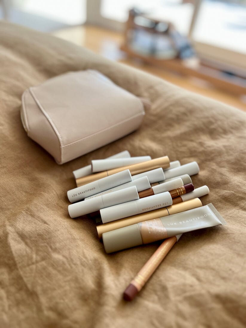 Luk Beautifood - Cosmetic Beauty Bag in Nude