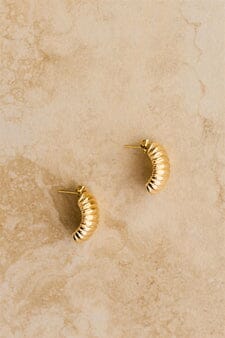 Indigo &amp; Wolfe - August Gold Earrings
