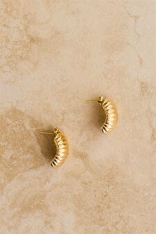 Indigo & Wolfe - August Gold Earrings