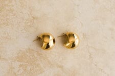 Indigo & Wolfe - Rome Gold Hoop Earrings