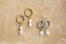 Indigo &amp; Wolfe - Allegra Silver &amp; Pearl Earrings