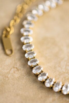 Indigo &amp; Wolfe - Juliet Gold &amp; Diamante Bracelet