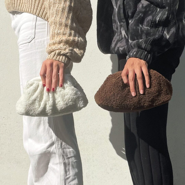 Leana Mini Hand Bag in Chocolate by Arms of Eve