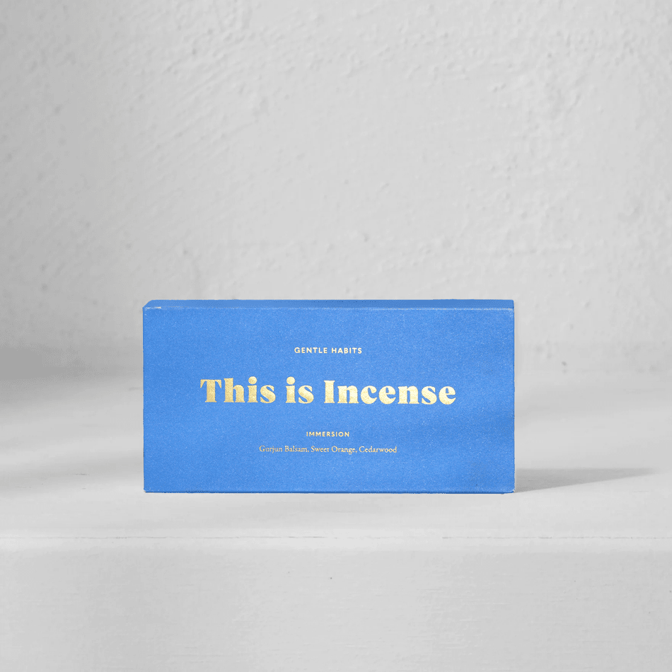 Gentle Habits Incense - IMMERSION