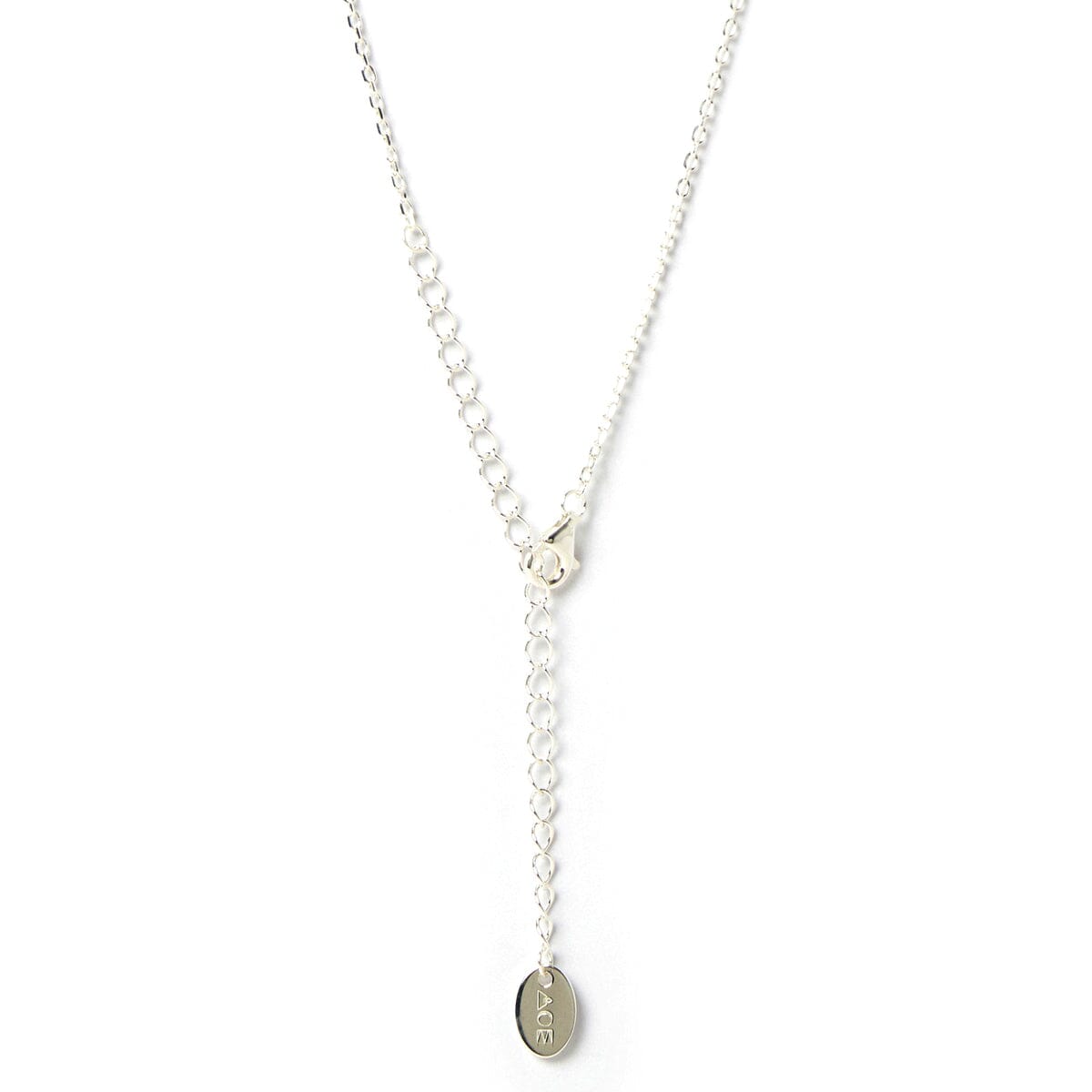 Arms of Eve - Letter D Silver Charm Necklace