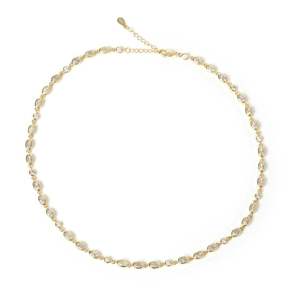 Isadora Gold Necklace Stone Arms of Eve