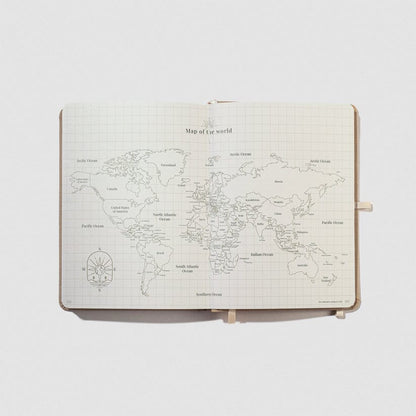 Journalfy Travel Journal in Earthy Taupe