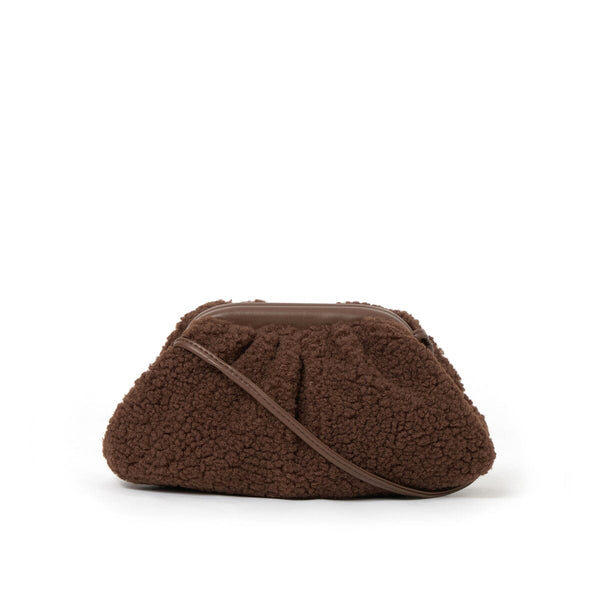 Leana Mini Hand Bag in Chocolate by Arms of Eve