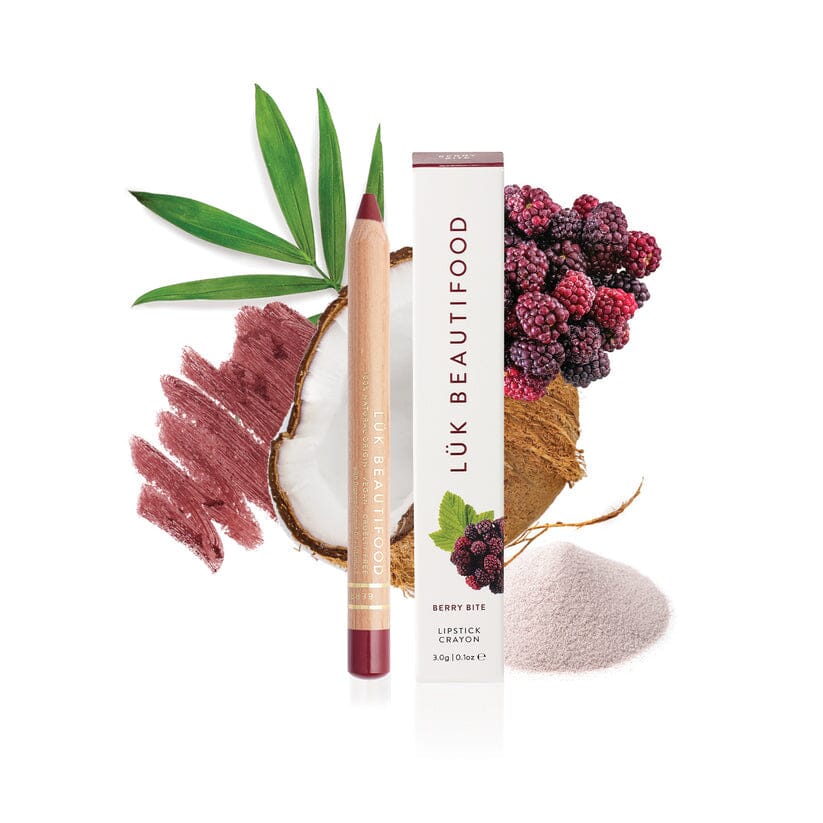 Luk Beautifood Natural Lipstick Crayon in Berry Bite