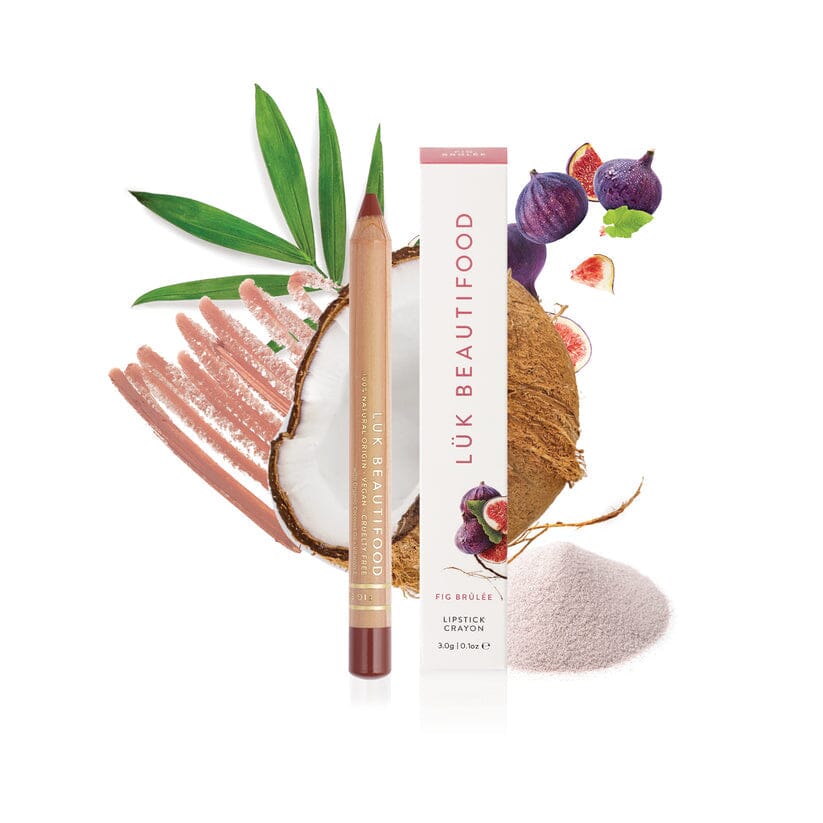 Luk Beautifood Natural Lipstick Crayon in Fig Brulée