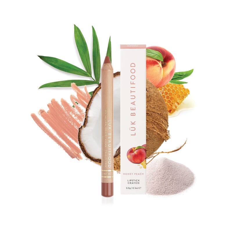 Luk Beautifood Natural Lipstick Crayon in Honey Peach