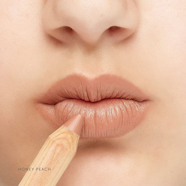 Natural Lipstick Crayon in Honey Peach