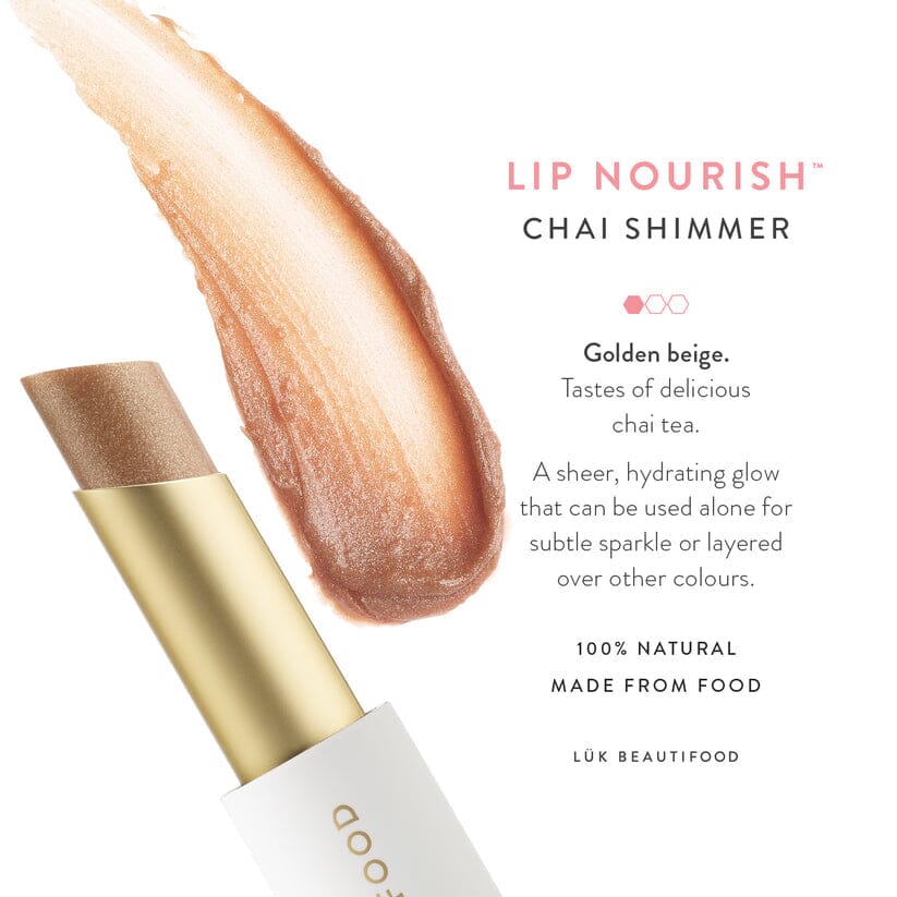 Luk Beautifood Lip Nourish™ - Chai Shimmer