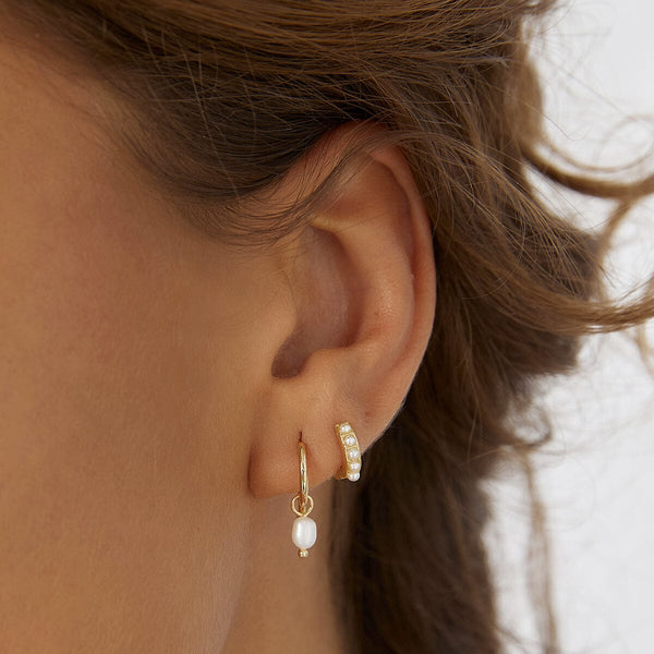 Arms of Eve - Cordelia Gold Pearl Earrings