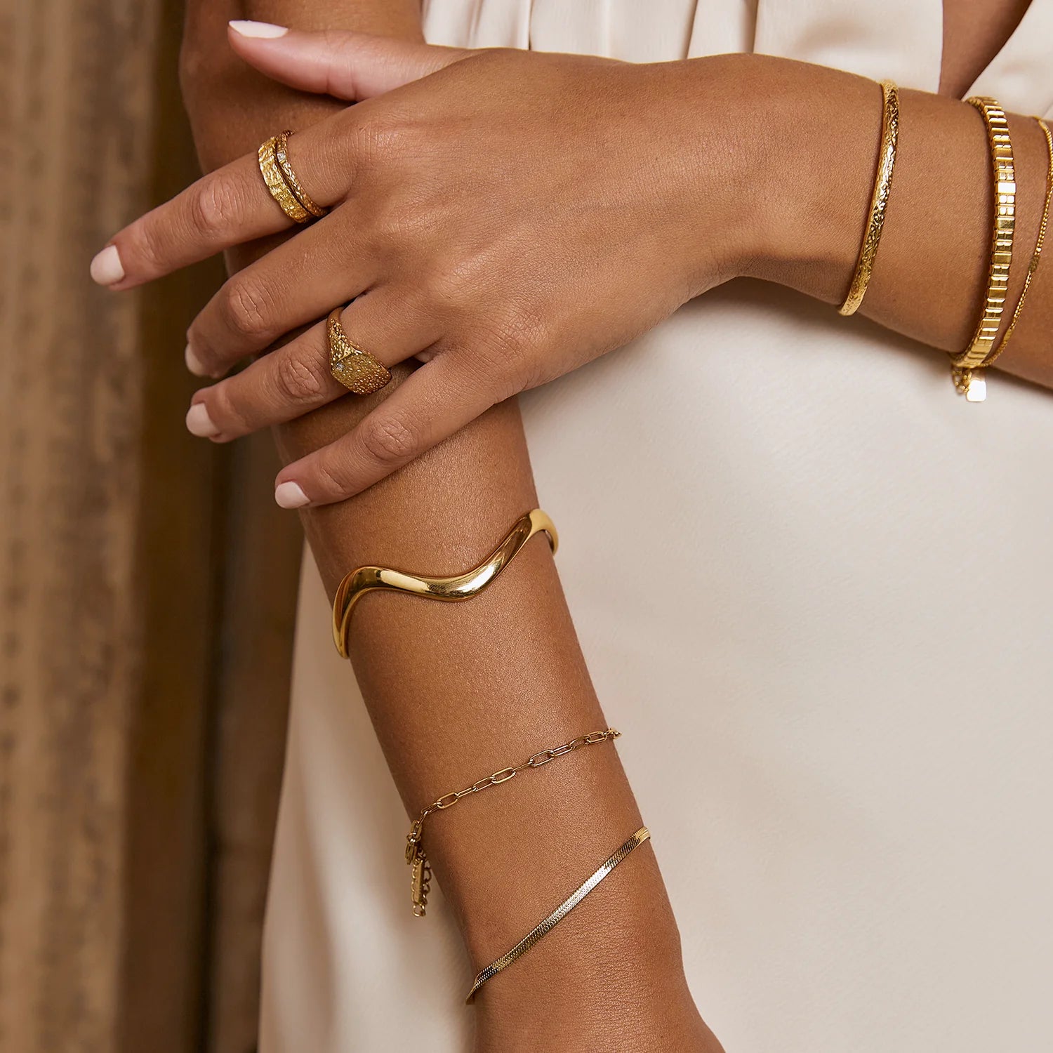 Arms of Eve - Sinai Gold Cuff Bracelet