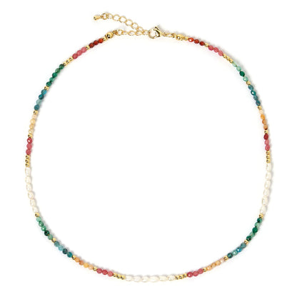 Arms of Eve - Moana Gemstone and Pearl Necklace