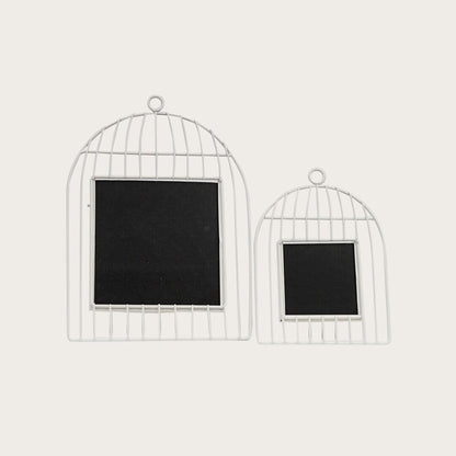 Birdcage Metal Photo Frame in White - Large